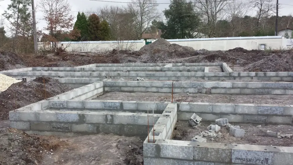 avancement des fondations